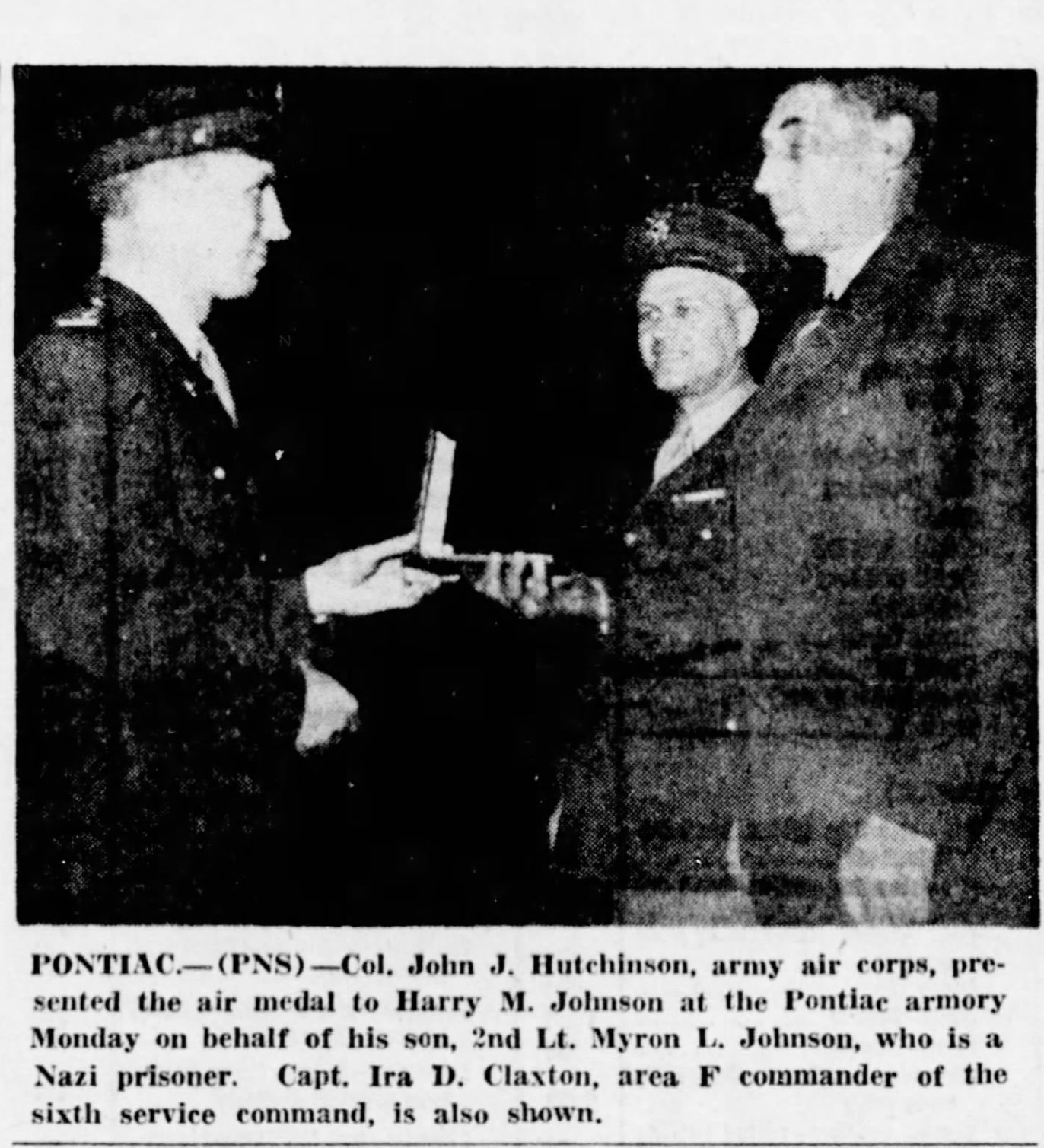 Medal presentation